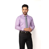 Shirt:Full Sleeve Blue Door_Regular Fit_  Dobby_288#1